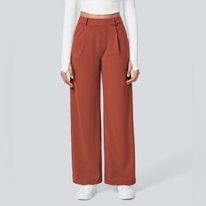 Halara high Waisted Side Pocket Straight Leg Work Pants